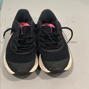 Nike Black and Pink Sneakers